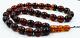 Islamic 33 Prayer Beads Natural Baltic Amber Tasbih Misbaha Muslim pressed 63gr