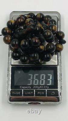 Islamic 45 Prayer beads Natural Baltic Amber Tesbih Misbaha pressed 36gr. B708