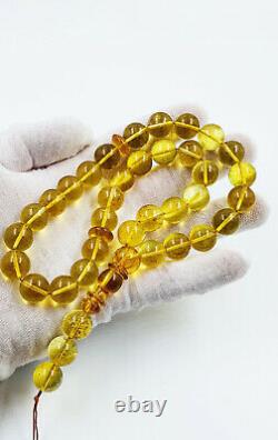 Islamic Prayer 33 Beads Natural Baltic Amber Tasbih Misbaha Amber Muslim pressed