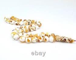 Islamic Prayer Tasbih Amber Natural Baltic Bead 76,2g Rosary Mozaika Sea E-50