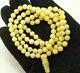 Islamic Prayer Tasbih Stone Amber Natural Baltic Vintage Bead White14,9g O156