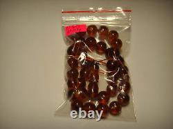 Islamic Prayer tasbih Beads Genuine baltic Amber pressed Misbaha