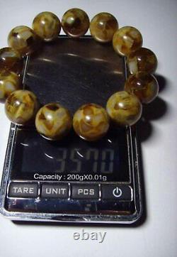 Large Amber bracelet Natural Baltic amber bracelet Amber Jewellery pressed