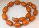 Large Antique Natural Untreated Baltic Butterscotch Amber Necklace 153 Grams