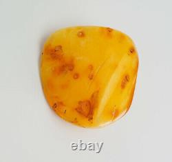 Large natural Baltic amber gemstone stone piece 44 grams
