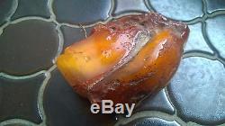 Magnificent Natural Baltic Butterscotch Amber Stone 418 Grams