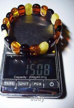 Massive Amber Bracelet Natural Baltic Amber Beads Jewellery Amber Beads