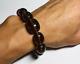 Men's amber bracelet Genuine Baltic Amber Jewelry gemstone bracelet pressed