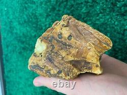 Milky White Baltic Amber stone (259g.)