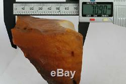 N43 raw amber stone rock 235.7g natural Baltic misbah tesbih rough