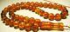 NATURAL BALTIC AMBER ROSARY misbah 45 Islamic prayer beads amber Tasbih PRESSED