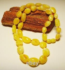 Natural Amber Necklace Natural Baltic Amber stones necklace 21.08gr A60