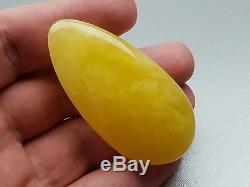 Natural Antique 16.89 gr. Butterscotch Egg Yolk Baltic Amber Pendant