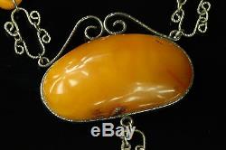 Natural Antique 25.7 gr. Butterscotch Egg Yolk Baltic Amber stone Pendant B119