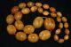 Natural Antique Baltic Amber Butterscotch Egg Yolk Large Beads Necklace 96 Grams