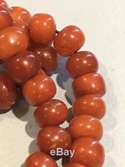 Natural Antique Baltic Butterscotch Amber Prayer Beads
