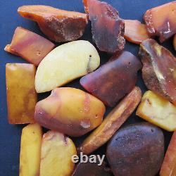 Natural Antique Genuine Baltic Amber Stones 153g