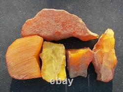 Natural Antique Genuine Baltic Amber Stones 84g