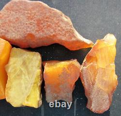 Natural Antique Genuine Baltic Amber Stones 84g