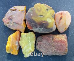 Natural Antique Genuine Baltic Amber Stones 91g