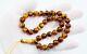 Natural Baltic AMBER ROSARY misbaha Tesbih prayer beads pressed