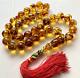 Natural Baltic Amber 120g. Exclusive Big 18mm. Islamic Prayer Rosary 33 Beads