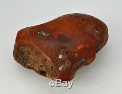 Natural Baltic Amber 147.95gr Egg Yolk Tiger Stone