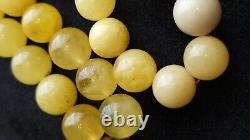 Natural Baltic Amber 29g Islamic Prayer Beads Misbaha Tasbih Rosary 33 Beads