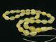 Natural Baltic Amber 33 Islamic Prayer Beads Olive shape Misbaha Tasbih 26g#4326