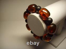 Natural Baltic Amber Bracelet Amber jewelry amber beads pressed Amber 31gr