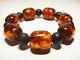 Natural Baltic Amber Bracelet Authentic Amber jewelry amber beads pressed