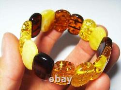 Natural Baltic Amber Bracelet Gemstone Bracelet Amber Jewelry Genuine Amber bead