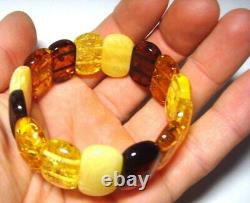 Natural Baltic Amber Bracelet Gemstone Bracelet Amber Jewelry Genuine Amber bead