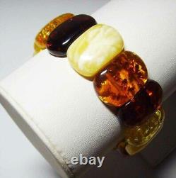 Natural Baltic Amber Bracelet Gemstone Bracelet Amber Jewelry Genuine Amber bead