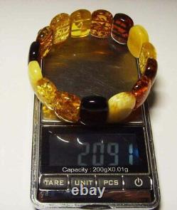 Natural Baltic Amber Bracelet Gemstone Bracelet Amber Jewelry Genuine Amber bead