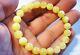 Natural Baltic Amber Bracelet round amber beads bracelet Antique amber jewelry