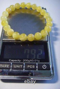 Natural Baltic Amber Bracelet round amber beads bracelet for women amber jewelry