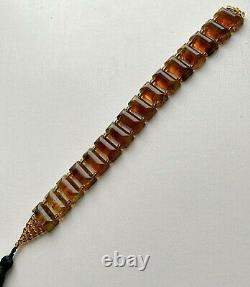 Natural Baltic Amber Flip Rosary 23g. Kahrab Kehribar HandMade 16 Beads