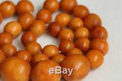 Natural Baltic Amber Germany Pressed Necklace 43.16 gr