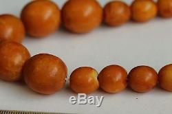 Natural Baltic Amber Germany Pressed Necklace 43.16 gr