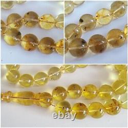 Natural Baltic Amber Islamic Prayer Beads Misbaha Tasbih Rosary 212g 21.5mm