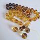 Natural Baltic Amber Islamic Prayer Beads Misbaha Tasbih Rosary 53g