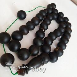Natural Baltic Amber Islamic Prayer Beads Misbaha Tasbih Rosary 57g 33 beads