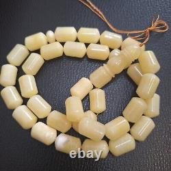 Natural Baltic Amber Islamic Prayer Beads Misbaha Tasbih Rosary 62g