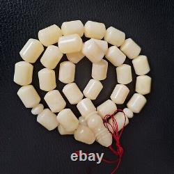 Natural Baltic Amber Islamic Prayer Beads Misbaha Tasbih Rosary 76g