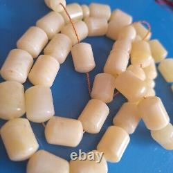 Natural Baltic Amber Islamic Prayer Beads Misbaha Tasbih Rosary 86g