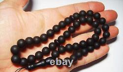 Natural Baltic Amber Islamic Prayer Misbaha Tesbih Rosary 45 Beads pressed