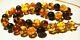 Natural Baltic Amber Islamic Prayer Rosary Beads Misbah Tasbih pressed