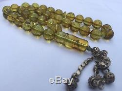 Natural Baltic Amber Kerhibar Prayer Beads