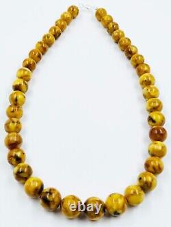 Natural Baltic Amber Necklace Amber Beads Amber beaded Jewelry Pressed